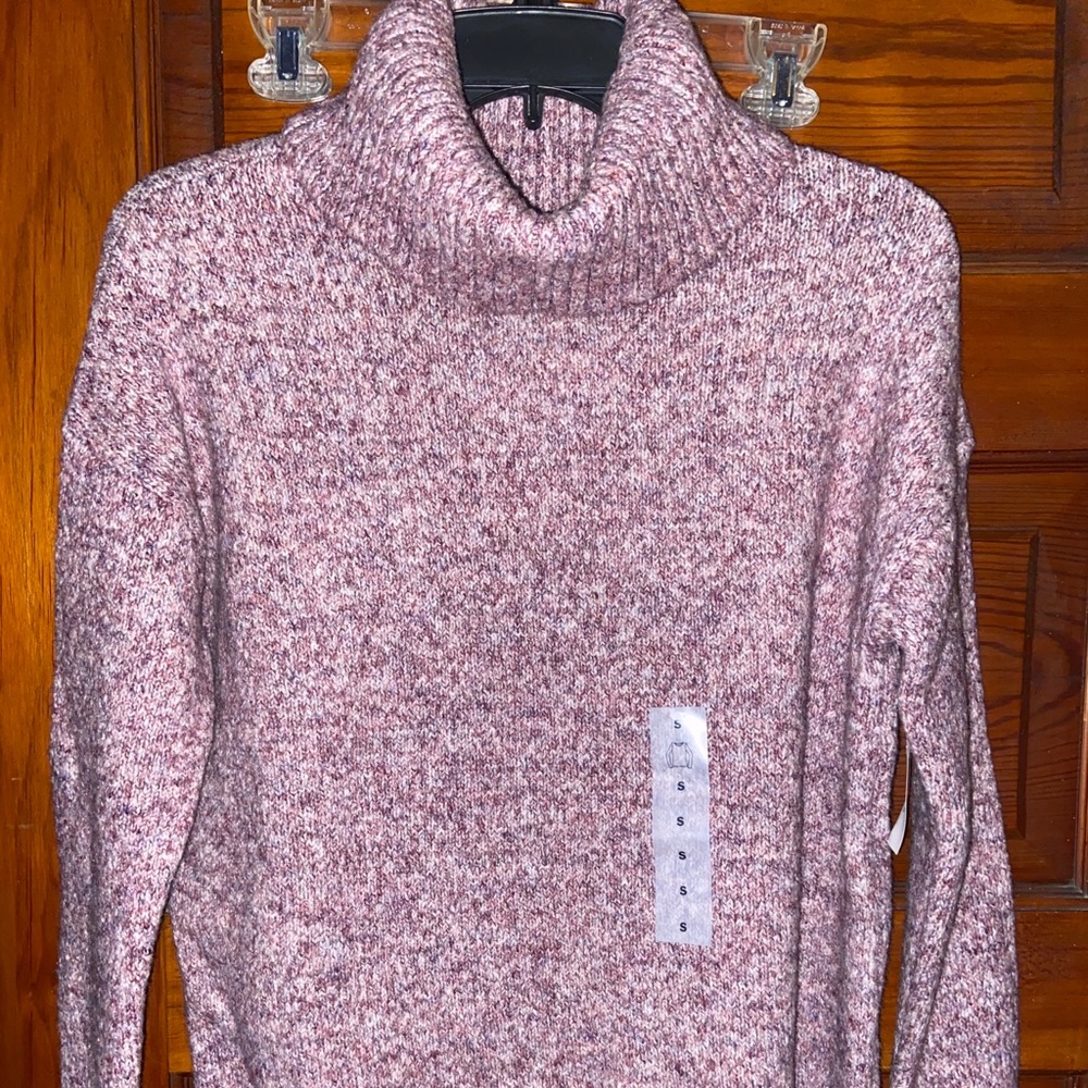 Old navy sweater slouchy turtleneck size small NWT